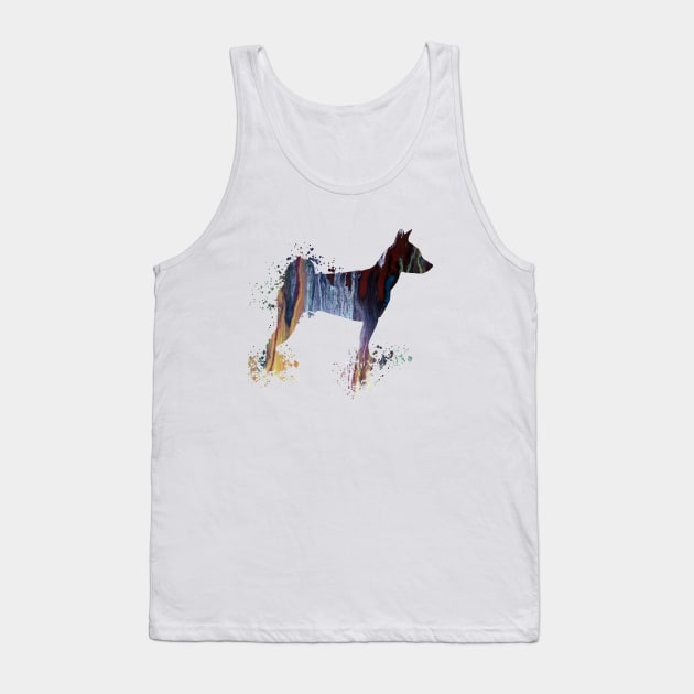 basenji dog art Tank Top by TheJollyMarten